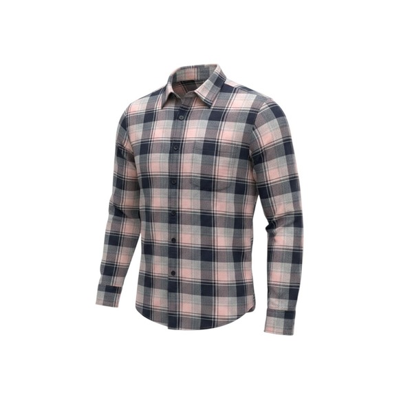 American Eagle Outfitters Other - American Eagle Mens XXL Super Soft Flannel Shirt Pink Navy Plaid Button Down